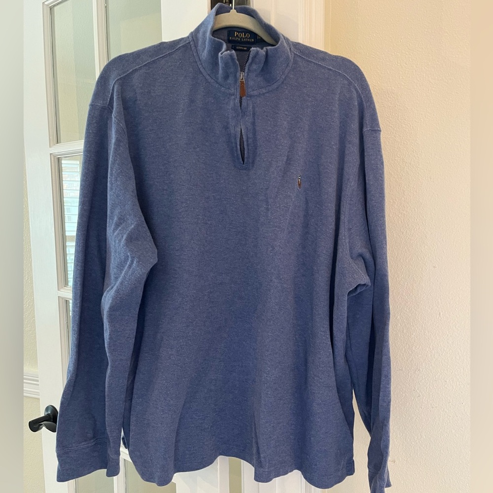 Ralph Lauren polo long sleeve quarter zip men's shirt